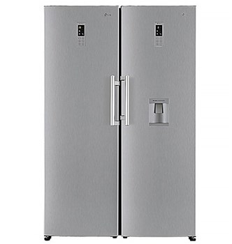 یخچال فریزر دوقلوی ال جی مدل LF218SRD-LF218SFL,LG LF218SRD-LF218SFL Refrigerator,ساید بای ساید